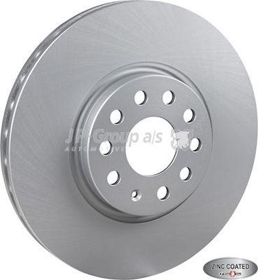 JP Group 1163114300 Диск тормозной | перед | - 1