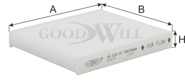 GoodWill AG 630 CF Фильтр салона - 2