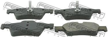 Febest 1601-211R Колодки тормозные | зад прав/лев | - 1