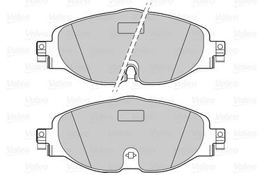 Valeo 302271 Колодки тормозные Перед | перед | - 1