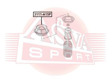 Asva 3111-A15F Снят с производства, Опора амортизатора - 1