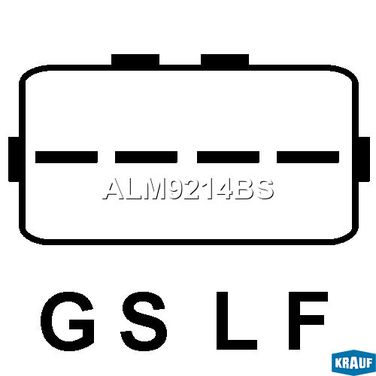 Krauf ALM9214BS Генератор 130Amp - 3