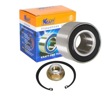 KRAFT KT 100858 Подшипник ступицы заднего колеса, комплект для а/м Renault Clio (00-), Megane (96-) - 1