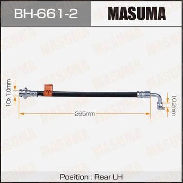 Masuma BH6612 Шланг тормозной | зад | - 1