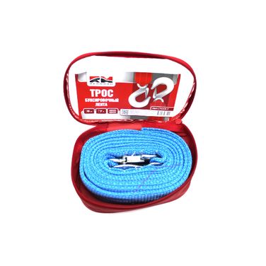 RedMark RMLTKK57 Трос буксировочный лента (5 м 7 т.) крюк/крюк RedMark - 1