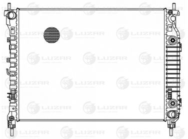 Luzar LRc 05190 Радиатор охл. для а/м Chevrolet Captiva/Opel Antara (11-) 2.2td AT - 3