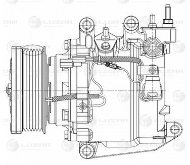 Luzar LCAC 2320 Компрессор кондиц. для а/м Honda cr-v (06-) 2.0i - 3