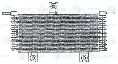 Luzar LOc 14EA Радиатор масл. для а/м Nissan Qashqai II (13-) 2.0i CVT - 3