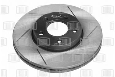 Trialli CRB 1022 Диск тормозной CR sport | перед лев | - 1