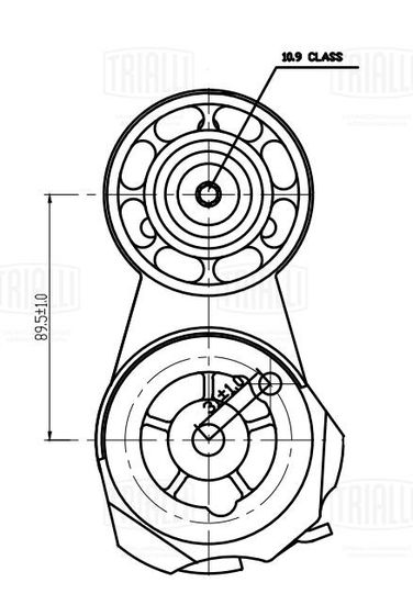 Trialli CM 0777 Натяжитель ремня навесного оборудования - 7