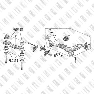 FIXAR FL0151 Подушка дифференциала - 2