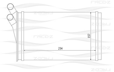 FREE-Z KW0244 Радиатор отопителя - 1