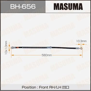 Masuma BH-656 Шланг тормозной masuma M- /front/ outlander / cu2w, cu5w | перед | - 1