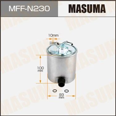Masuma MFF-N230 Топливный фильтр masuma qashqai, x-trail / M9R - 1