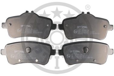 Optimal BP-12626 Комплект тормозных колодок, дисковый тормоз | зад прав/лев | - 1