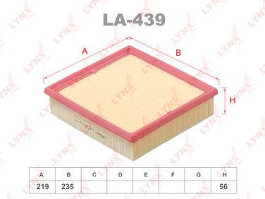 LYNXauto LA-439 Фильтр воздушный - 1