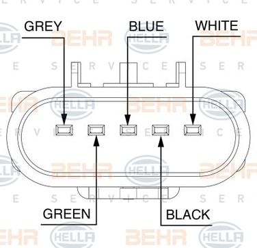 Hella 8MV 376 758-311 Вентилятор радиатора - 1