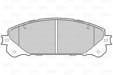 Valeo 302224 Brake Pad Set | перед | - 1