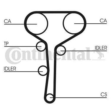 CONTINENTAL CTAM CT1007 Belt - 3