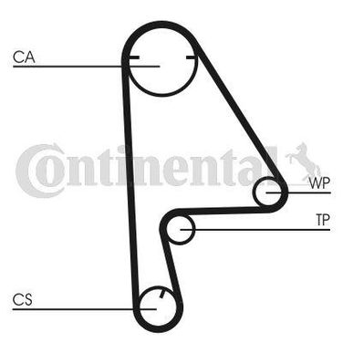 CONTINENTAL CTAM CT1082 Belt - 4
