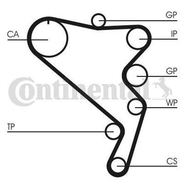 CONTINENTAL CTAM CT1120 Belt - 4