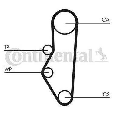 CONTINENTAL CTAM CT525 Belt - 3