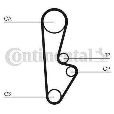 CONTINENTAL CTAM CT559 Belt - 3