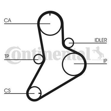 CONTINENTAL CTAM CT622 Belt - 3