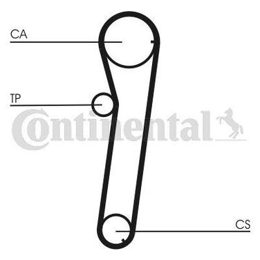 CONTINENTAL CTAM CT739 Belt - 3