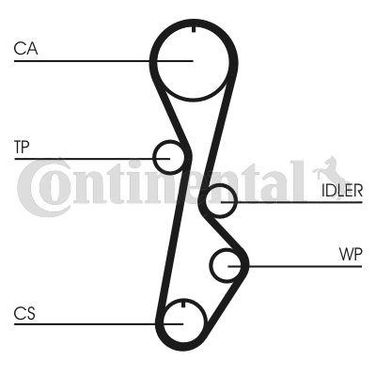 CONTINENTAL CTAM CT785 Belt - 3