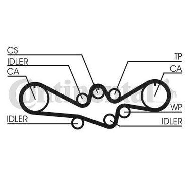 CONTINENTAL CTAM CT792 Belt - 3