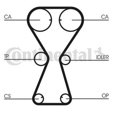 CONTINENTAL CTAM CT826 Belt - 3