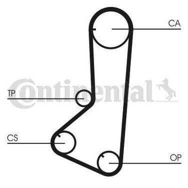 CONTINENTAL CTAM CT839 Belt - 3