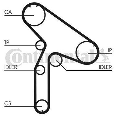 CONTINENTAL CTAM CT921 Belt - 5
