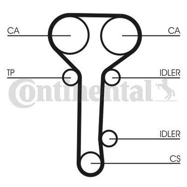 CONTINENTAL CTAM CT978 Belt - 5
