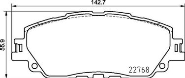 Brembo P 83 172 Колодки тормозные дисковые | перед | - 1