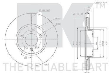 NK 3147177 Brake Disc - 3
