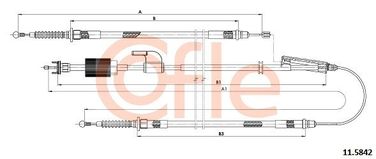 Cofle 11.5842 Cable - 1