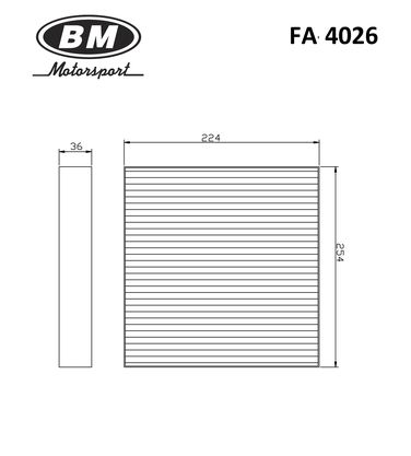 BM FA 4026 Фильтр салона - 2