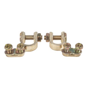 ARNEZI A0103002 Клеммы аккумулятора угловые усиленные с крепежом 2шт arnezi a0103002 - 1