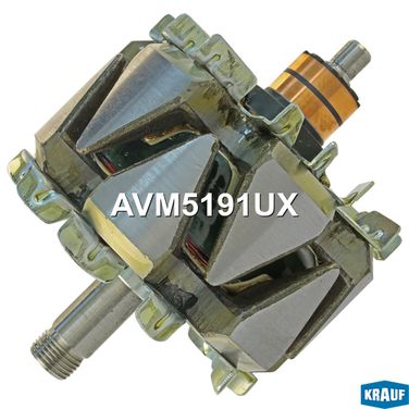 Krauf AVM5191UX Ротор генератора (зп 10, коллектор 26.6) - 1