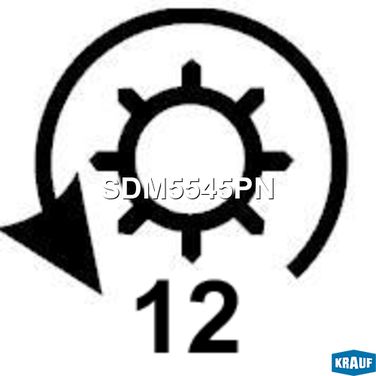 Krauf SDM5545PN Бендикс стартера - 3