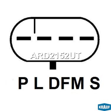 Krauf ARD2152UT Регулятор генератора - 3