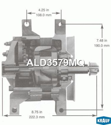 Krauf ALD3579MQ Генератор - 3