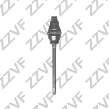 ZZVF ZVPV209 Привод передний правый (R) land rover range rover III (lm) (02-12) - 3