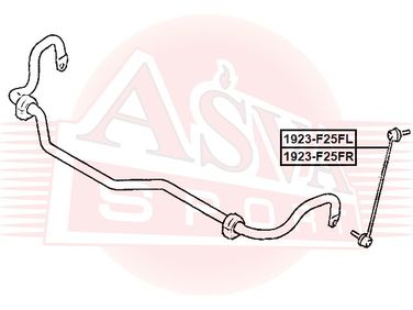 Asva 1923-F25FL Тяга стабилизатора передняя левая | перед лев | - 2