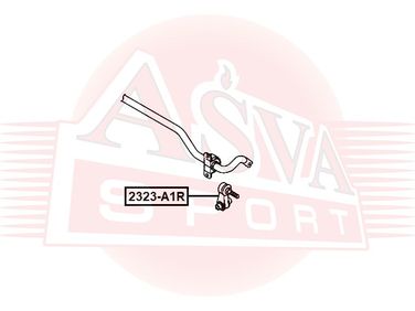 Asva 2323-A1R Тяга стабилизатора задняя | зад прав/лев | - 2
