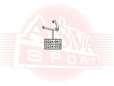 Asva 0224-052 Рычаг подвески верхний | перед лев | - 2