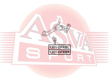 Asva 1201-DFRBL Сайлентблок заднего продольного рычага левый | зад лев | - 2
