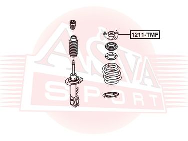 Asva 1211-TMF Опора переднего амортизатора | перед | - 2